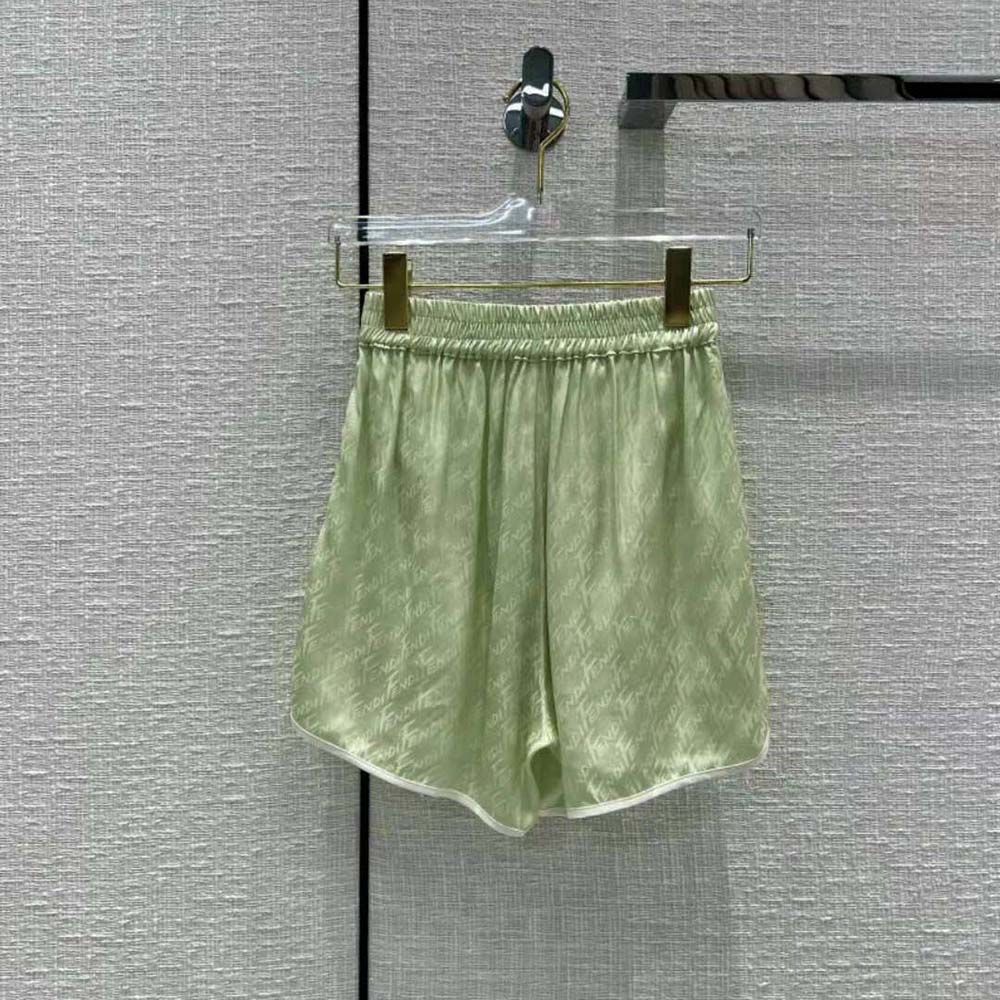 Fendi Women Pajama Set Multicolor Silk Pajama Set-Lime - image 7