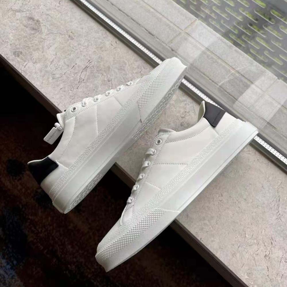 Givenchy Men Sneakers City Sport in Two Tone Leather-White - image 6