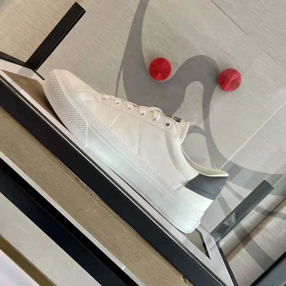 Givenchy Men Sneakers City Sport in Two Tone Leather-White - image 10