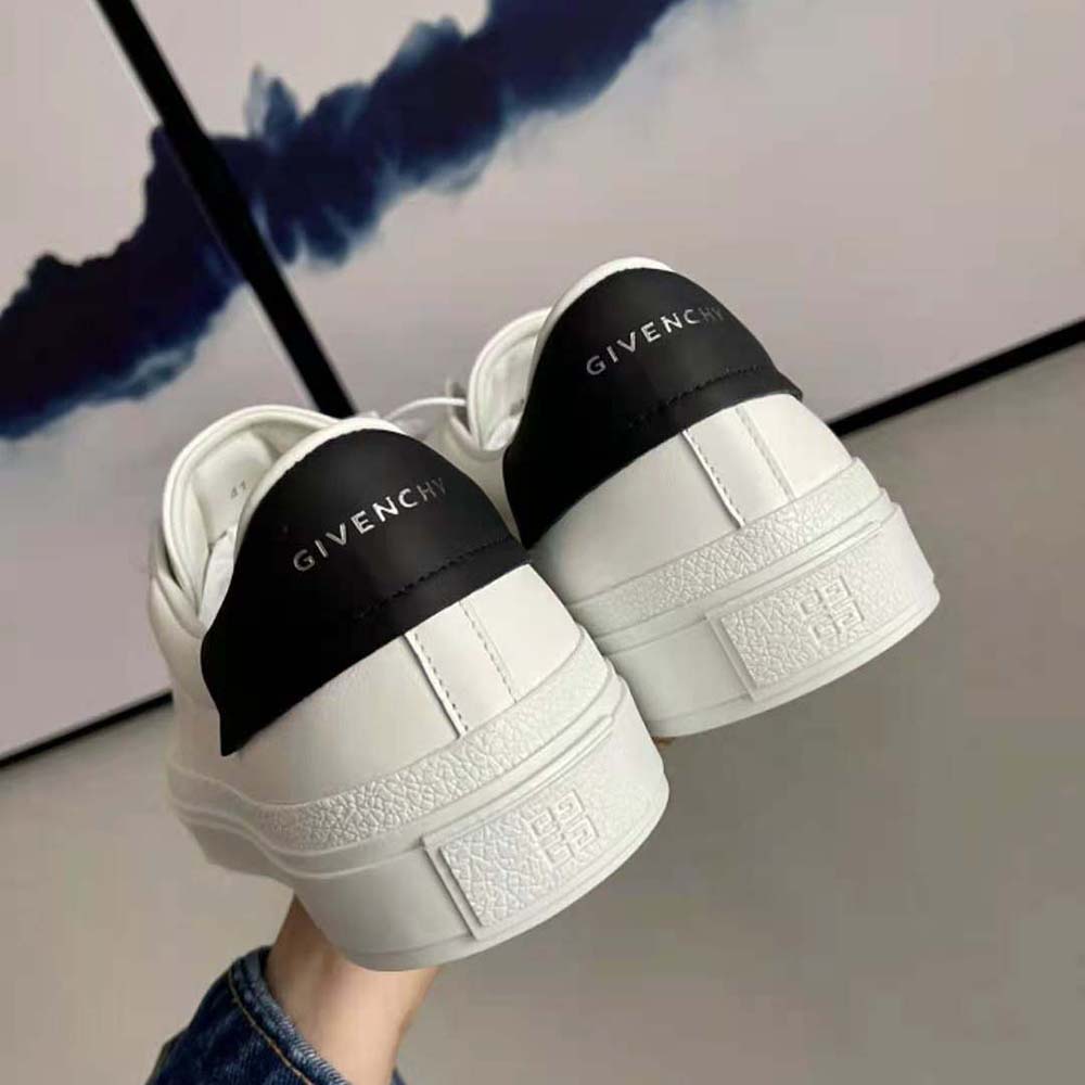 Givenchy Men Sneakers City Sport in Two Tone Leather-White - image 7