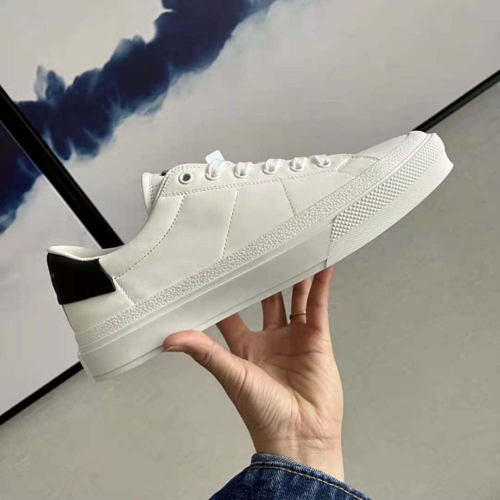Givenchy Men Sneakers City Sport in Two Tone Leather-White - image 8
