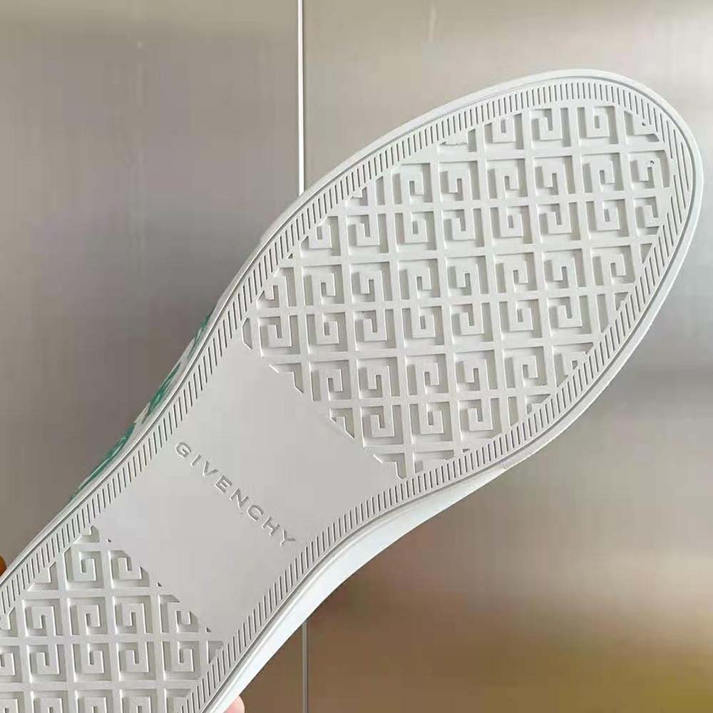 Givenchy Unisex Sneakers City Sport in 4G Print Leather-Green - image 10