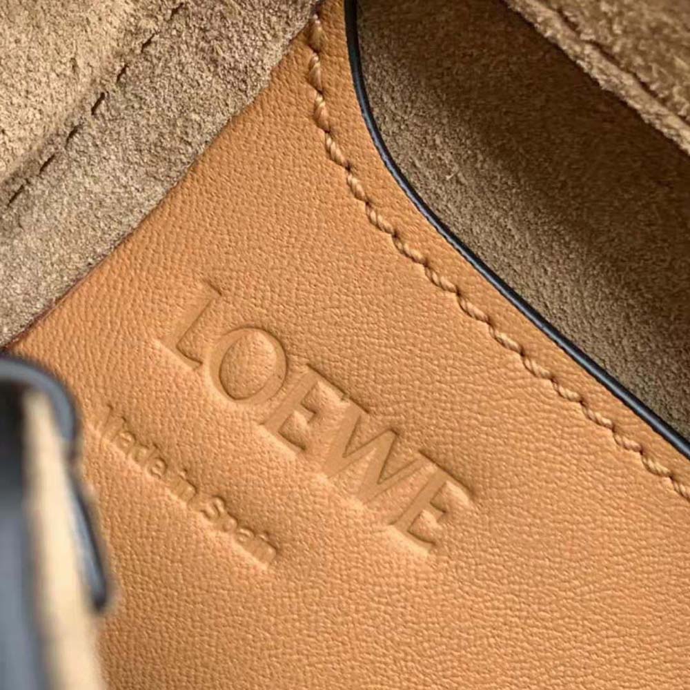 Loewe Women Hammock Nugget Bag in Nappa Calfskin-Brown - image 8