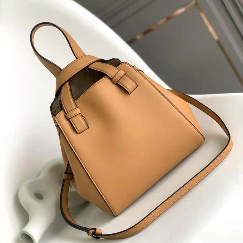 Loewe Women Hammock Nugget Bag in Nappa Calfskin-Brown - image 4