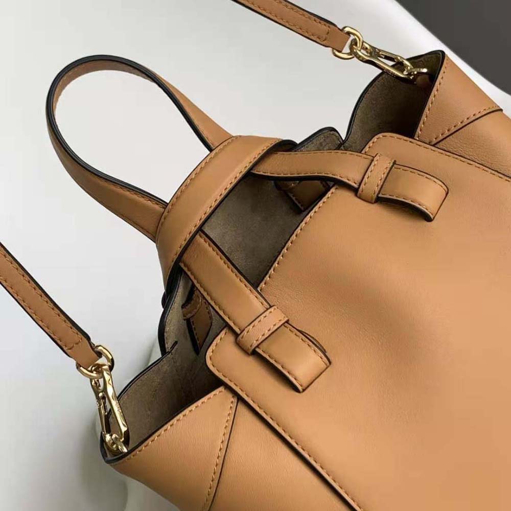 Loewe Women Hammock Nugget Bag in Nappa Calfskin-Brown - image 6