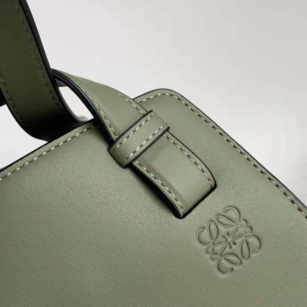 Loewe Women Hammock Nugget Bag in Nappa Calfskin-Green - image 7