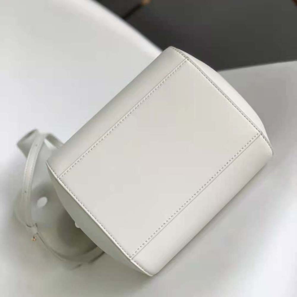 Loewe Women Hammock Nugget Bag in Nappa Calfskin-White - image 5