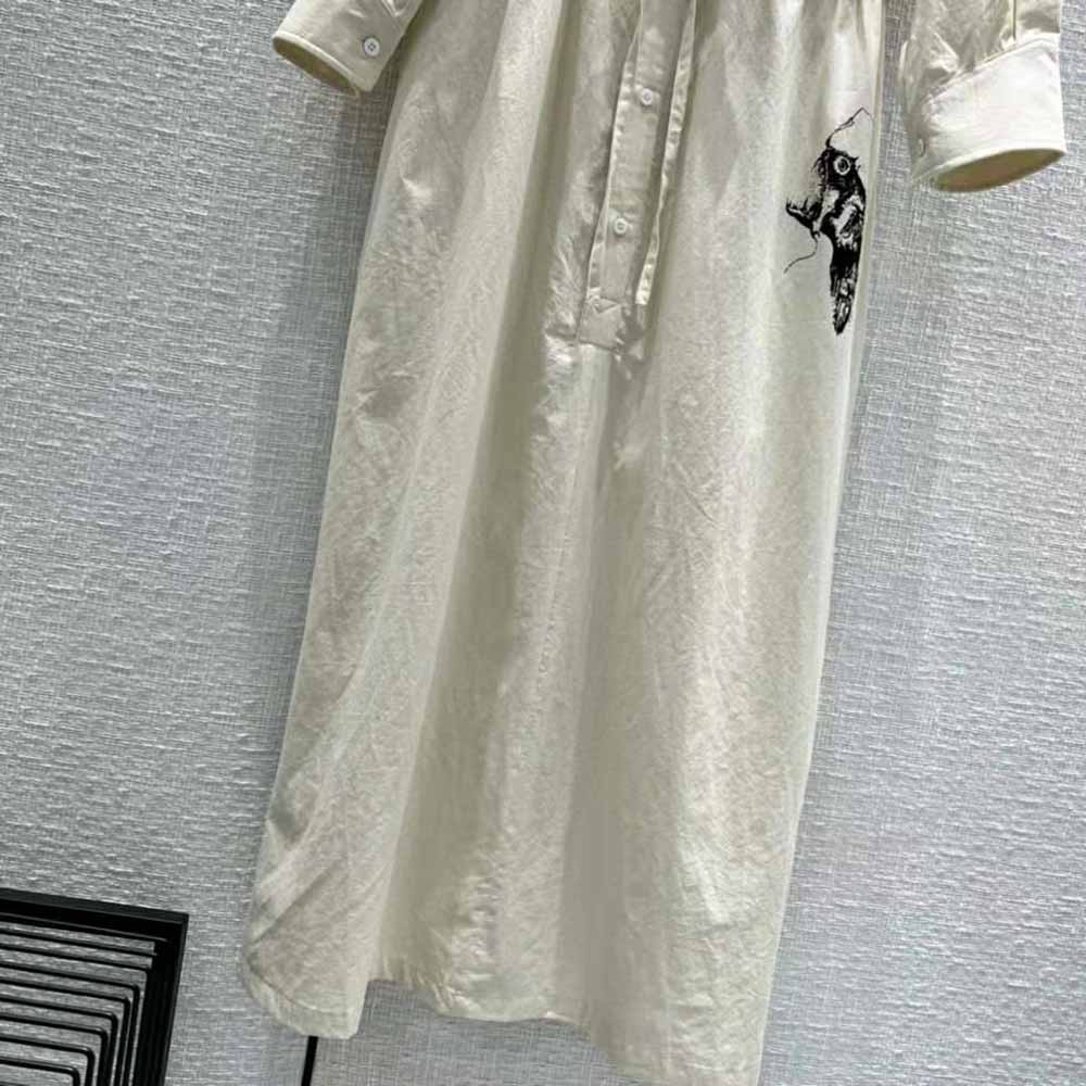 Prada Women Printed Canvas Dress is Decorated with Motifs Made - image 7