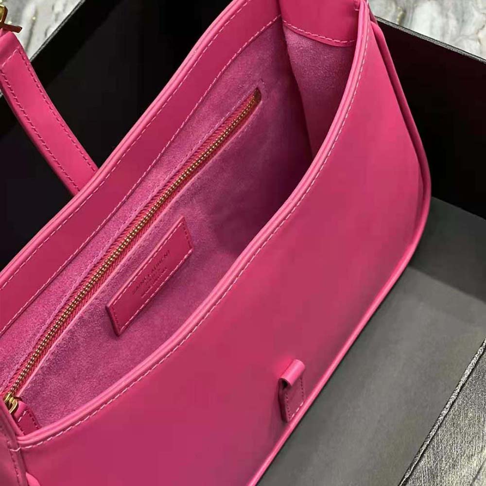 Saint Laurent YSL Women Le 5 A 7 Hobo Bag in Smooth Leather-Rose - image 10