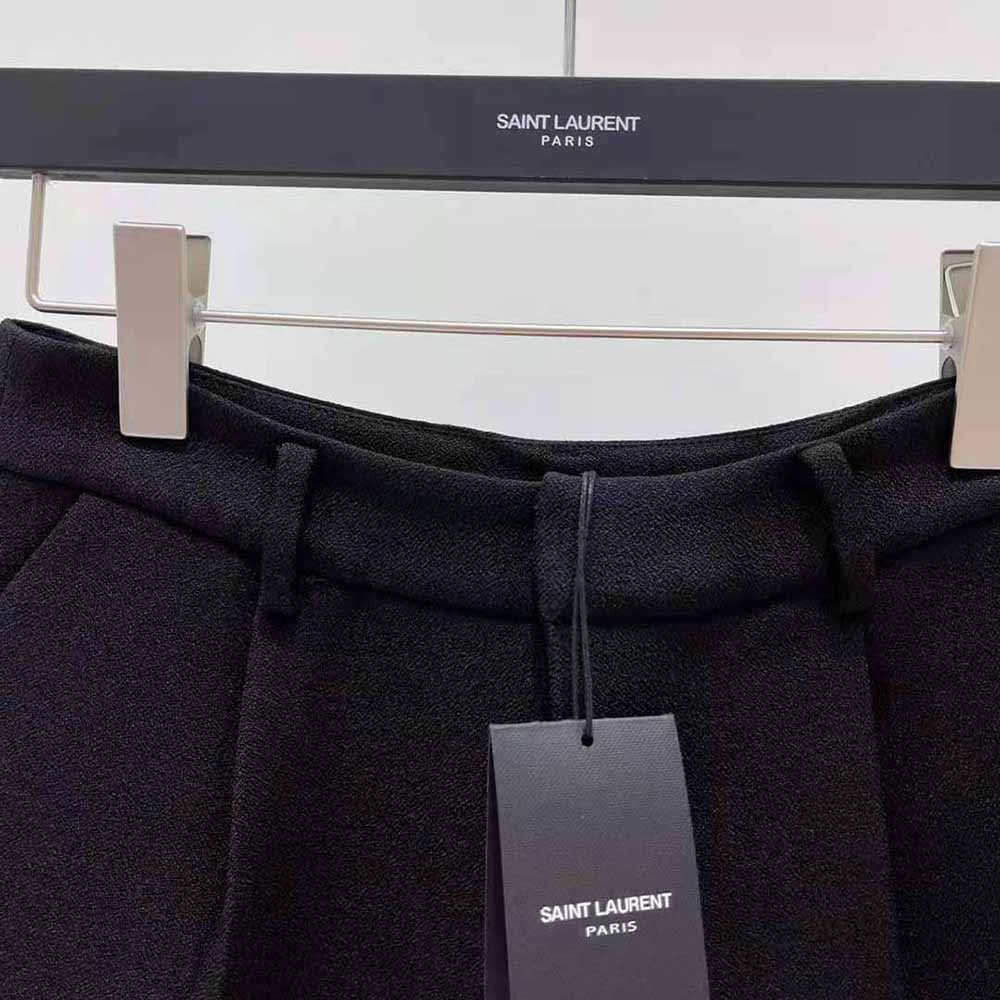Saint Laurent YSL Women Mini Shorts in Boucle Tweed - image 6