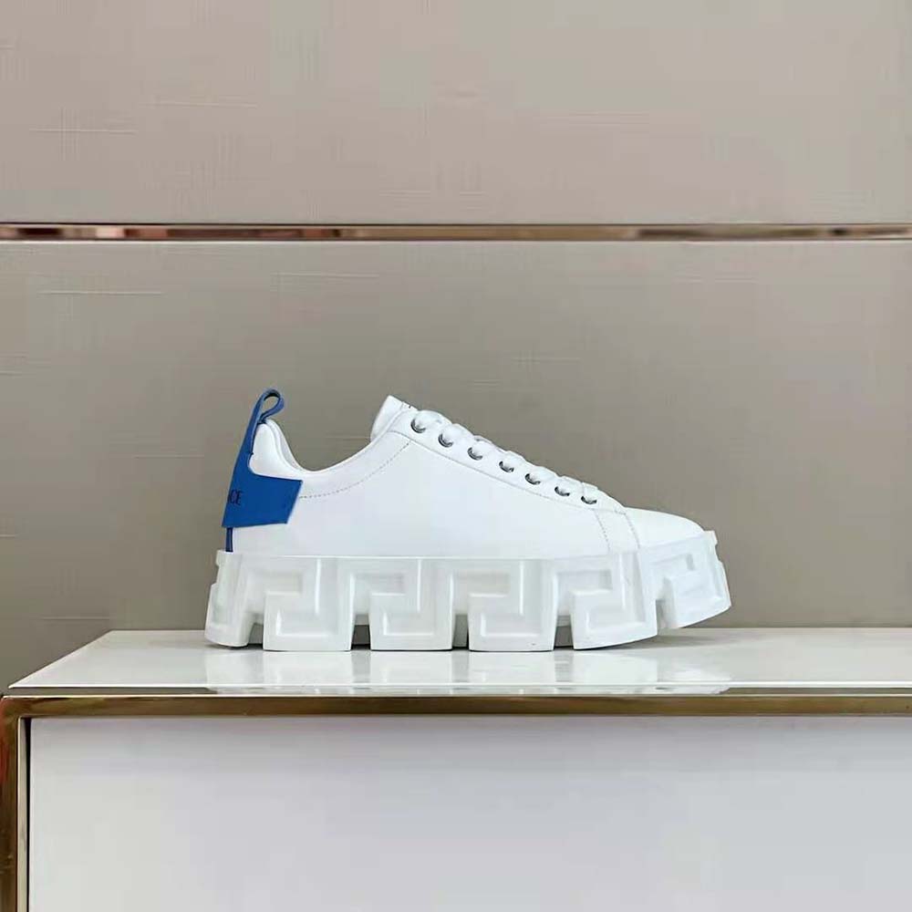 Versace Unisex Greca Labyrinth Sneakers-Blue - image 5
