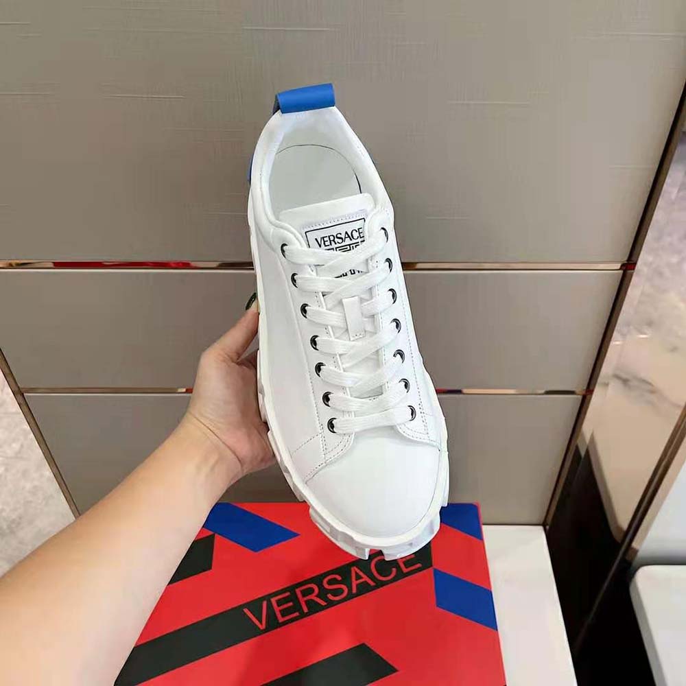 Versace Unisex Greca Labyrinth Sneakers-Blue - image 6