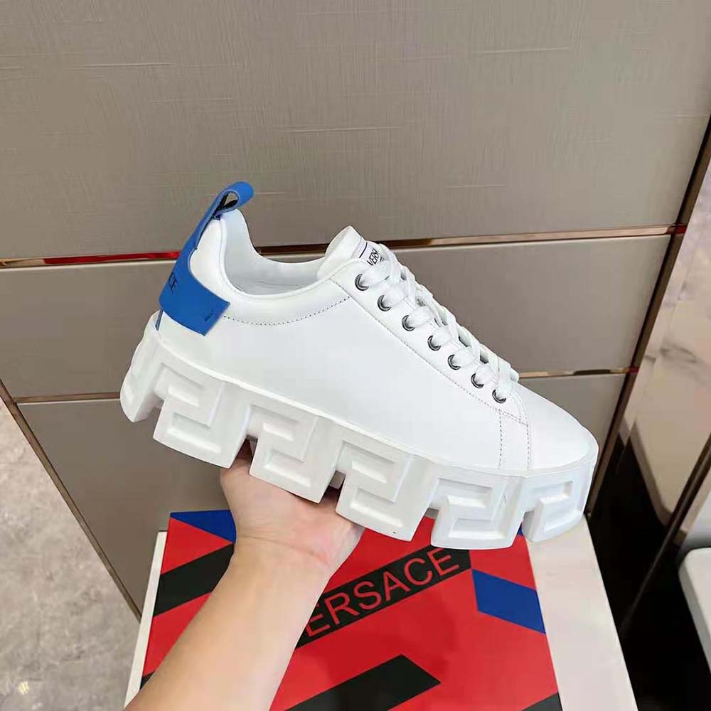 Versace Unisex Greca Labyrinth Sneakers-Blue - image 7