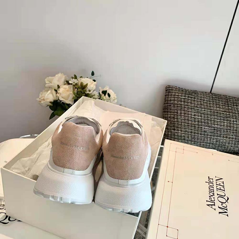 Alexander Mcqueen Unisex Court Trainer in Patchouli-Pink - image 9