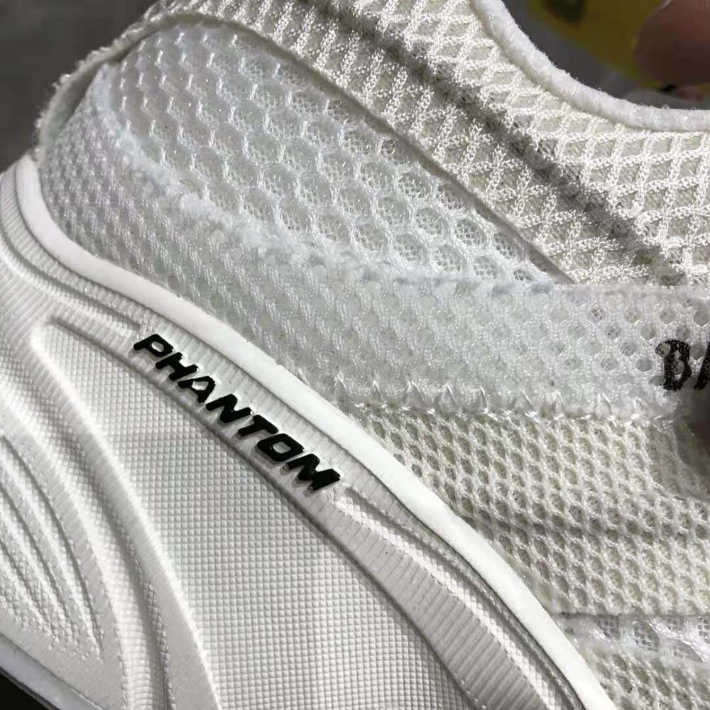 Balenciaga Unisex Phantom Sneaker in White Monocolor Fabric and Mesh - image 9