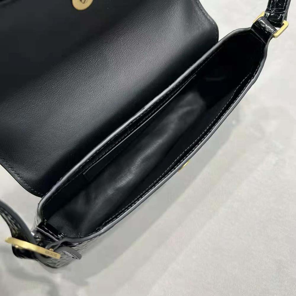 Balenciaga Women XX Small Flap Bag Crocodile Embossed in Black - image 9