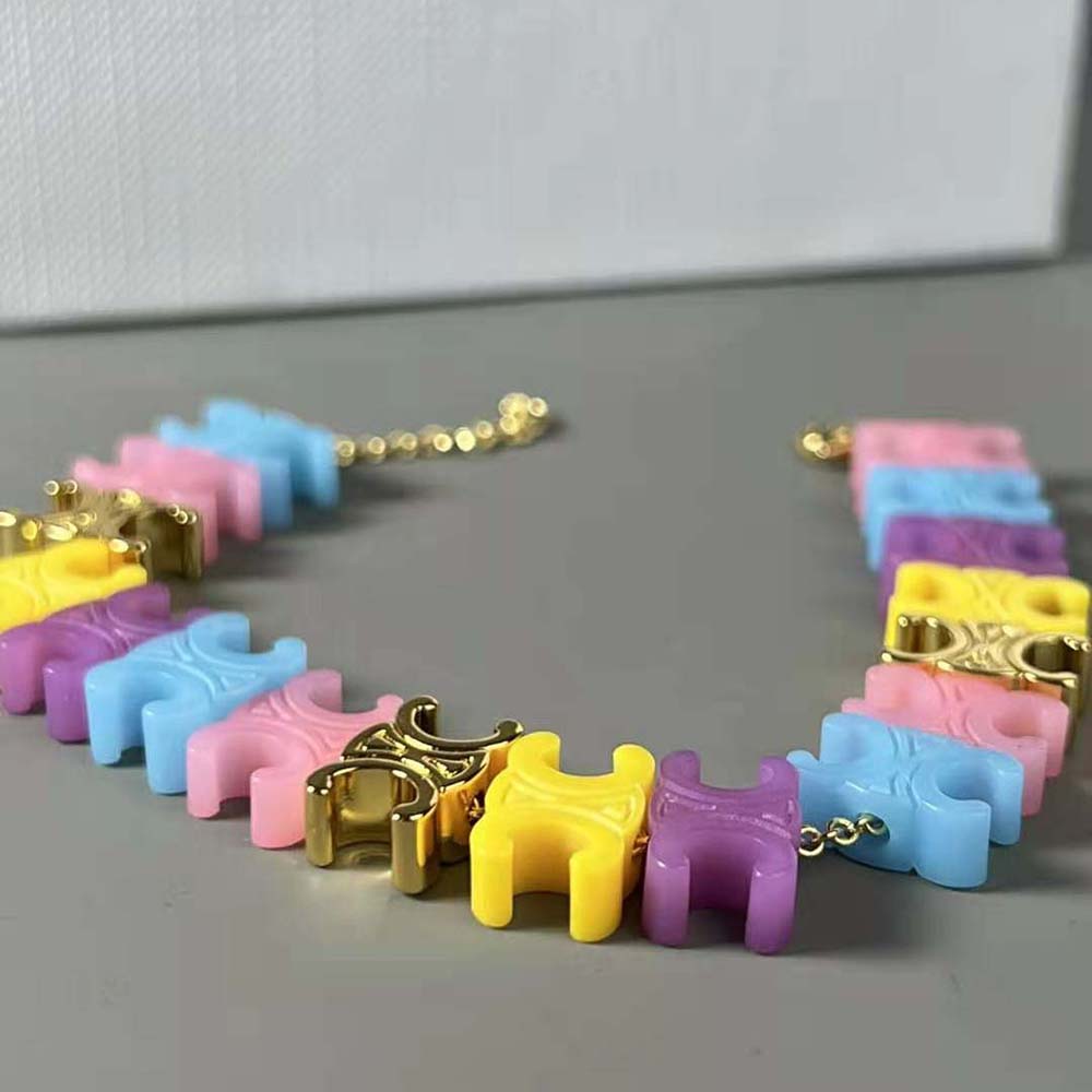 Celine Women Baby Bracelet in Brass with Gold Finish and Plexiglass - image 6