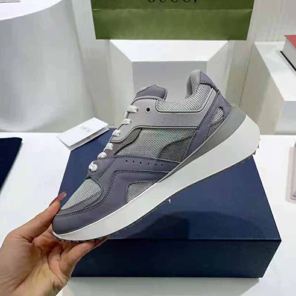 Dior Men B29 Sneaker Gray Technical Mesh Suede and Smooth Calfskin - image 10