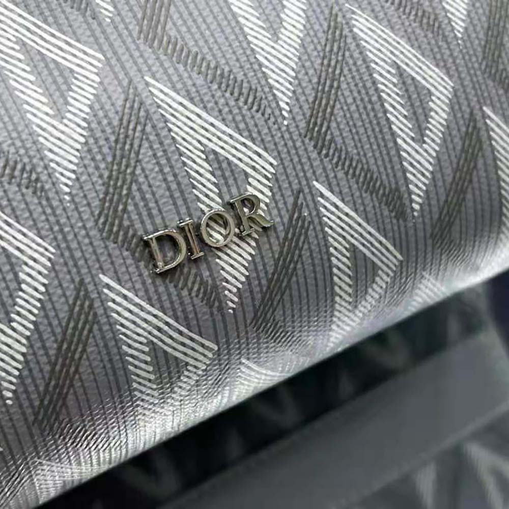 Dior Men Lingot 22 Bag Dior Gray CD Diamond Canvas - image 7