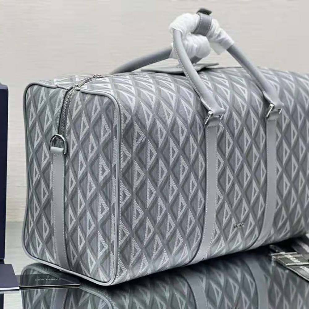 Dior Men Lingot 50 Duffle Bag Dior Gray CD Diamond Canvas - image 4