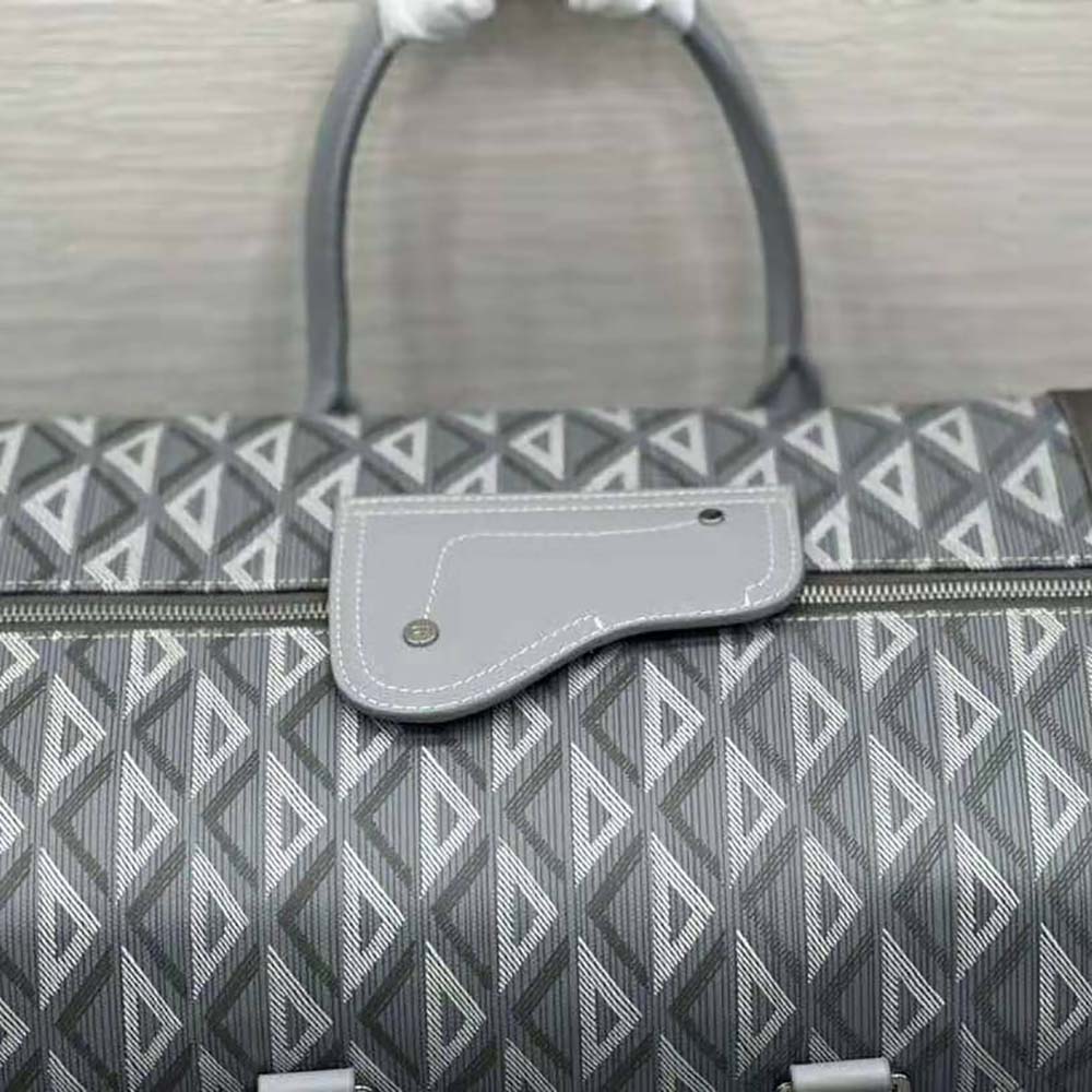 Dior Men Lingot 50 Duffle Bag Dior Gray CD Diamond Canvas - image 5