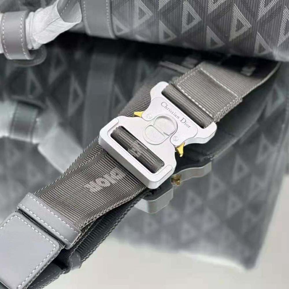 Dior Men Lingot 50 Duffle Bag Dior Gray CD Diamond Canvas - image 9