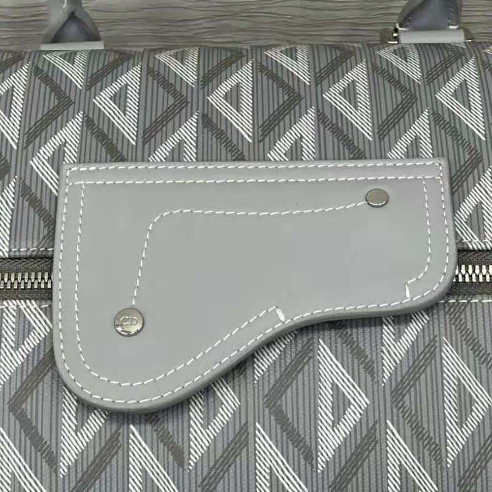 Dior Men Lingot 50 Duffle Bag Dior Gray CD Diamond Canvas - image 8