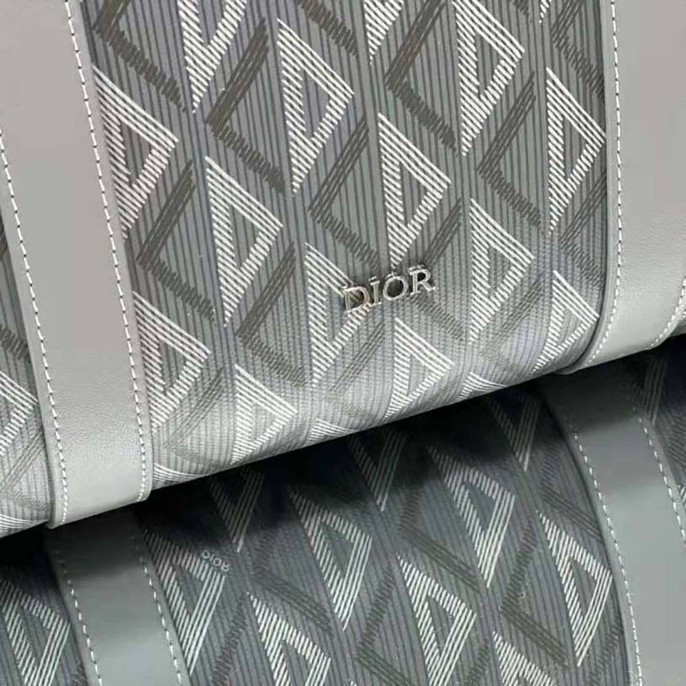 Dior Men Lingot 50 Duffle Bag Dior Gray CD Diamond Canvas - image 7