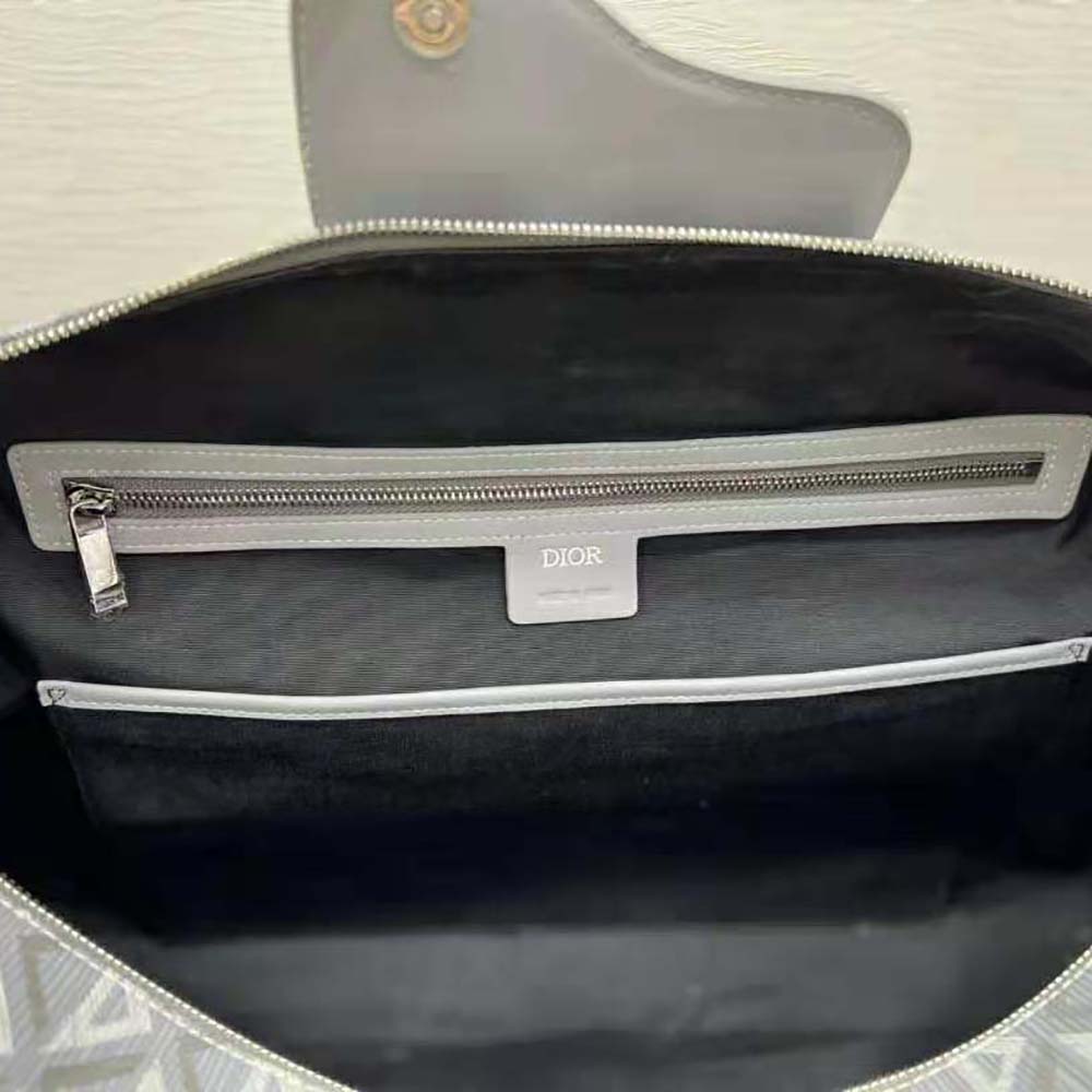 Dior Men Lingot 50 Duffle Bag Dior Gray CD Diamond Canvas - image 10