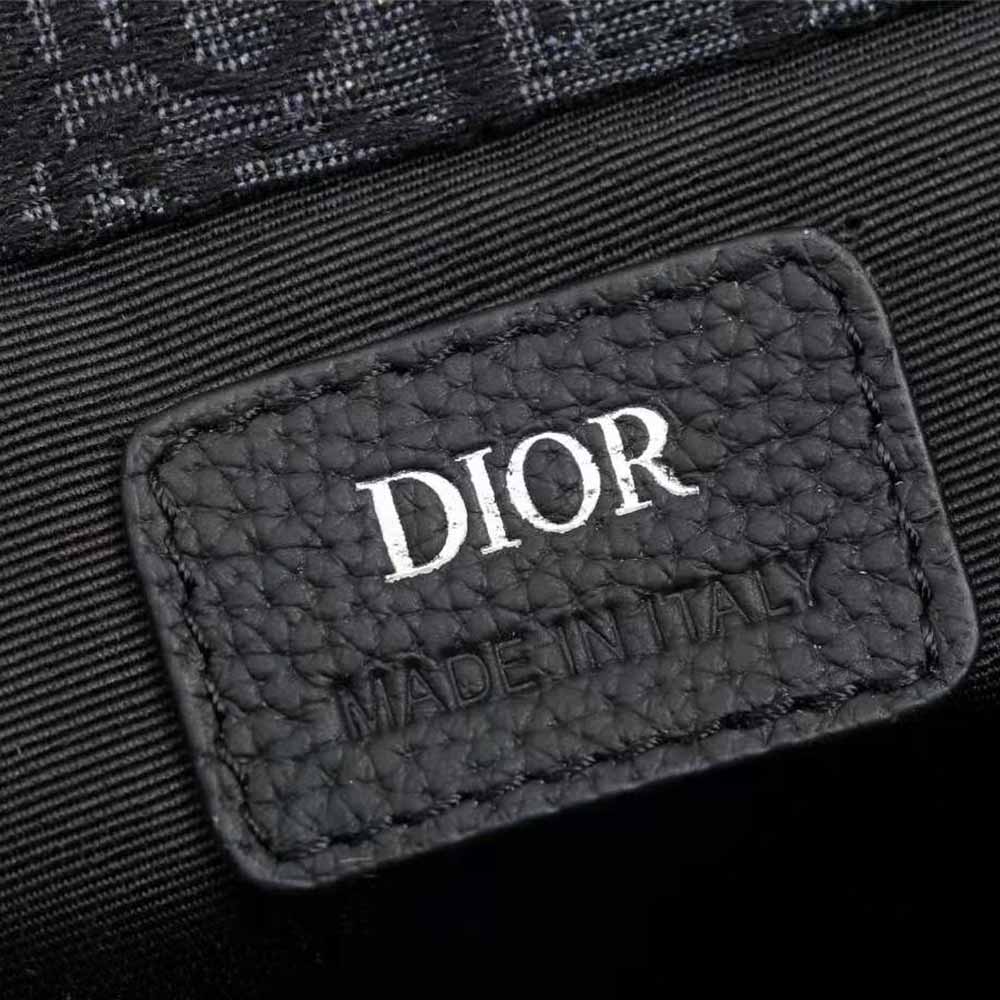 Dior Men Motion Backpack Black Dior Oblique Mirage Technical Fabric and Grained Calfskin - image 9