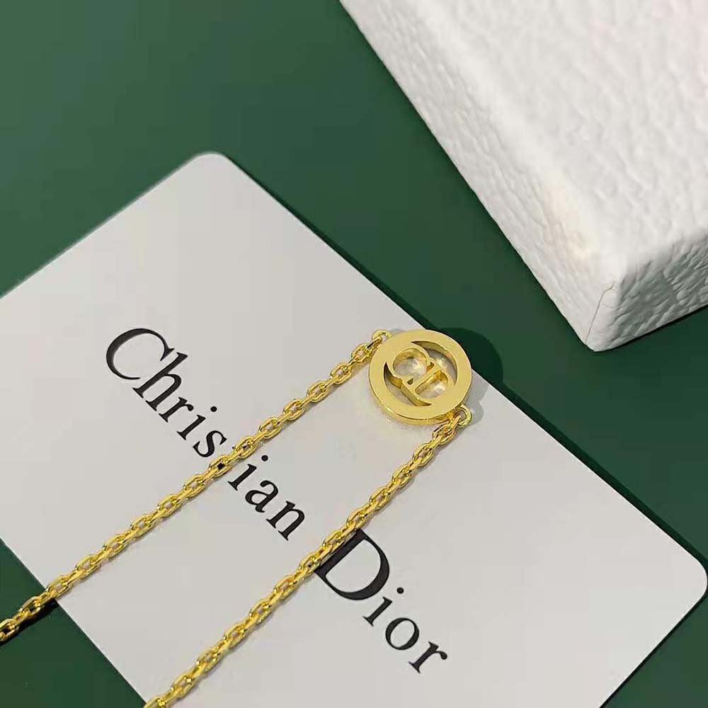Dior Women Clair D Lune Bracelet Gold-Finish Metal and Silver-Tone Crystals - image 6