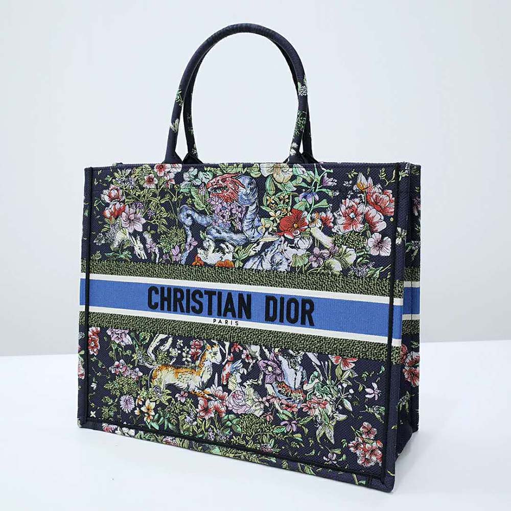 Dior Women Large Dior Book Tote Blue Multicolor D-Constellation Embroidery - image 5