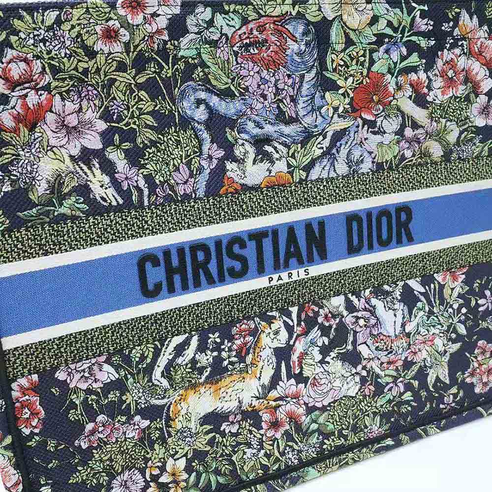 Dior Women Large Dior Book Tote Blue Multicolor D-Constellation Embroidery - image 9