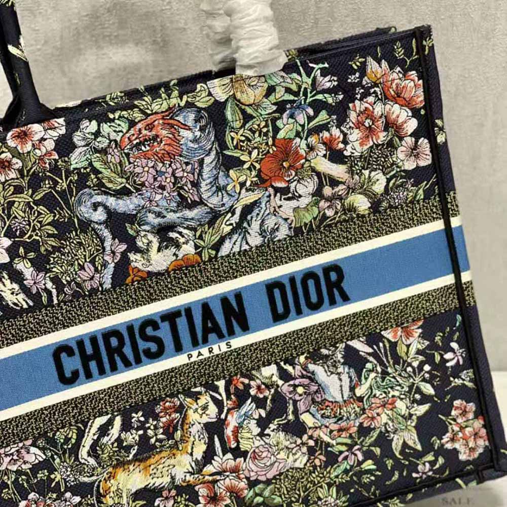 Dior Women Large Dior Book Tote Blue Multicolor D-Constellation Embroidery - image 8