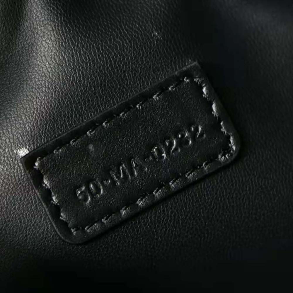Dior Women Medium Diortravel Nomad Pouch Black Macrocannage Calfskin - image 10