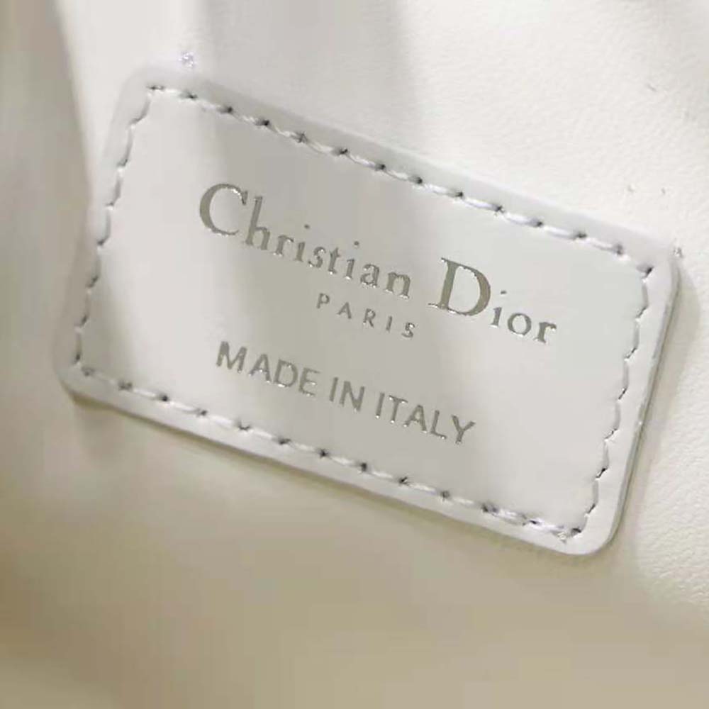 Dior Women Medium Diortravel Nomad Pouch Latte Macrocannage Calfskin - image 10