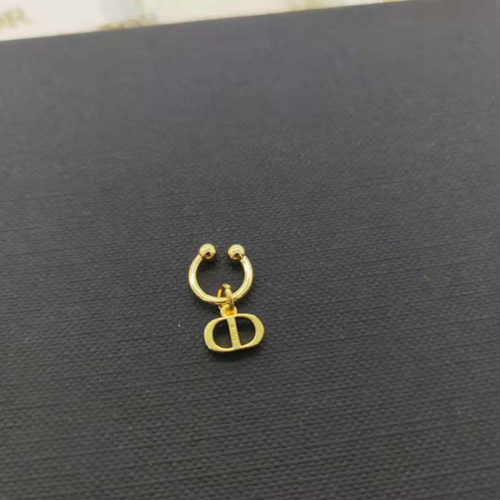 Dior Women Petit CD Ear Jewelry Gold-Finish Metal - image 4