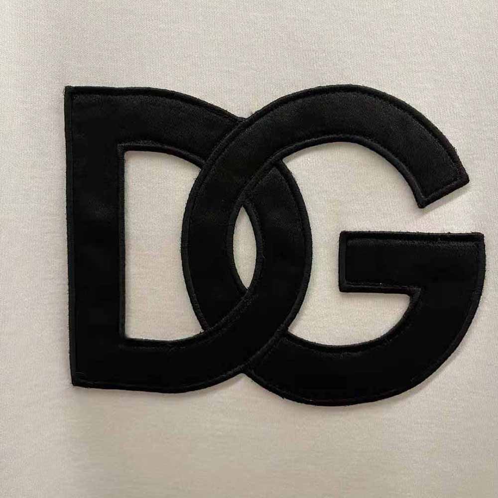 Dolce Gabbana D&G Women Lnterlock T-shirt with Satin DG Patch - image 9