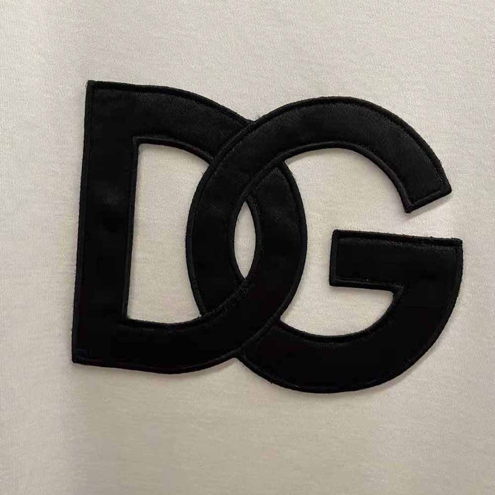 Dolce Gabbana D&G Women Lnterlock T-shirt with Satin DG Patch - image 8