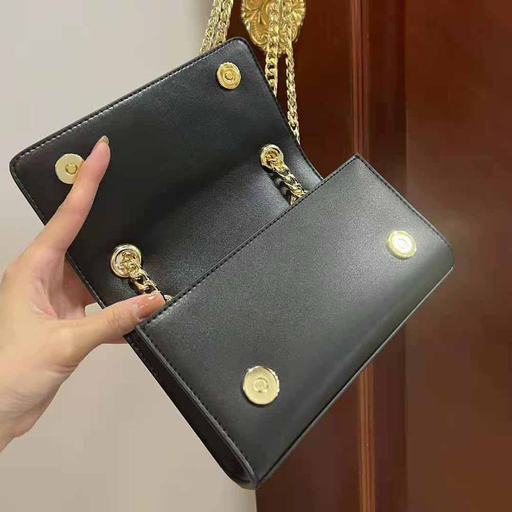 Dolce Gabbana D&G Women Polished Calfskin 3.5 Phone Bag-Black - image 9