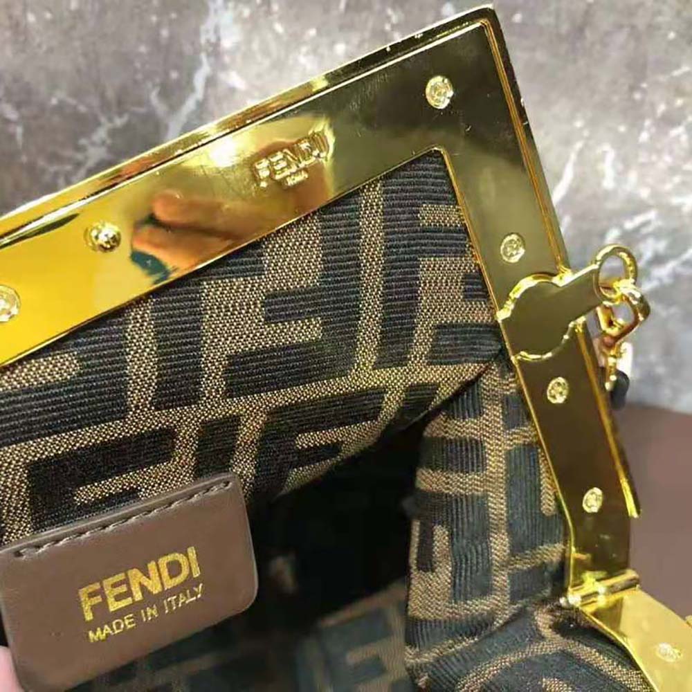 Fendi Women First Small Pink Sequinned Bag - image 8
