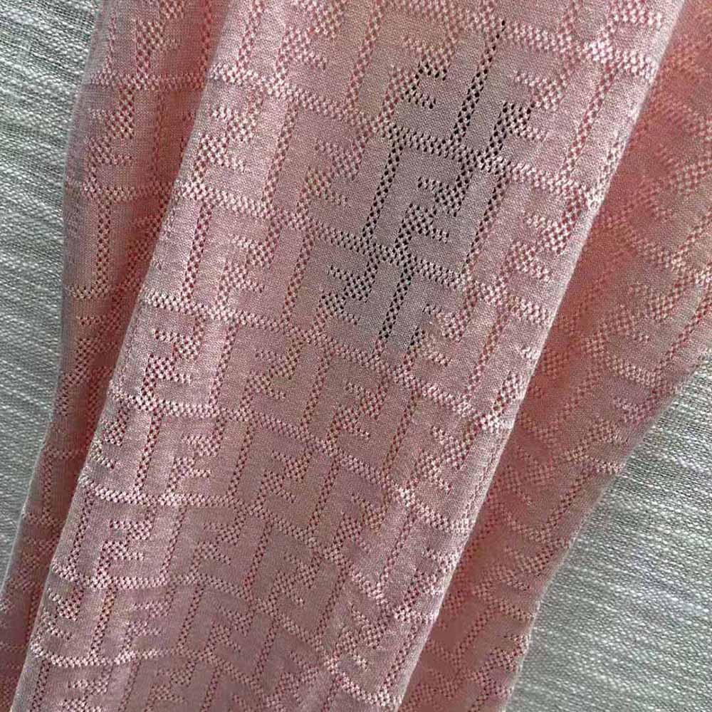 Fendi Women Pink Viscose Dress with Made of Pink Viscose Yarn - image 5