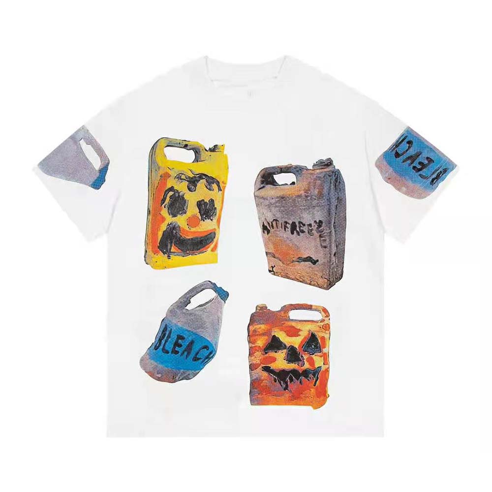 Close-up of ceramic print detail on the Givenchy oversized T-shirt