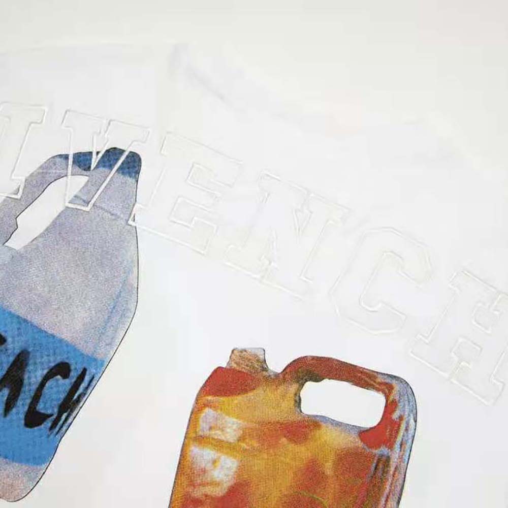 Givenchy Women Oversized T-shirt in Jersey with Ceramics Prints - image 5