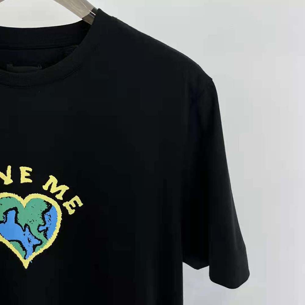 Givenchy Women Slim Fit T-shirt in GIVENCHY Love me Jersey - image 5