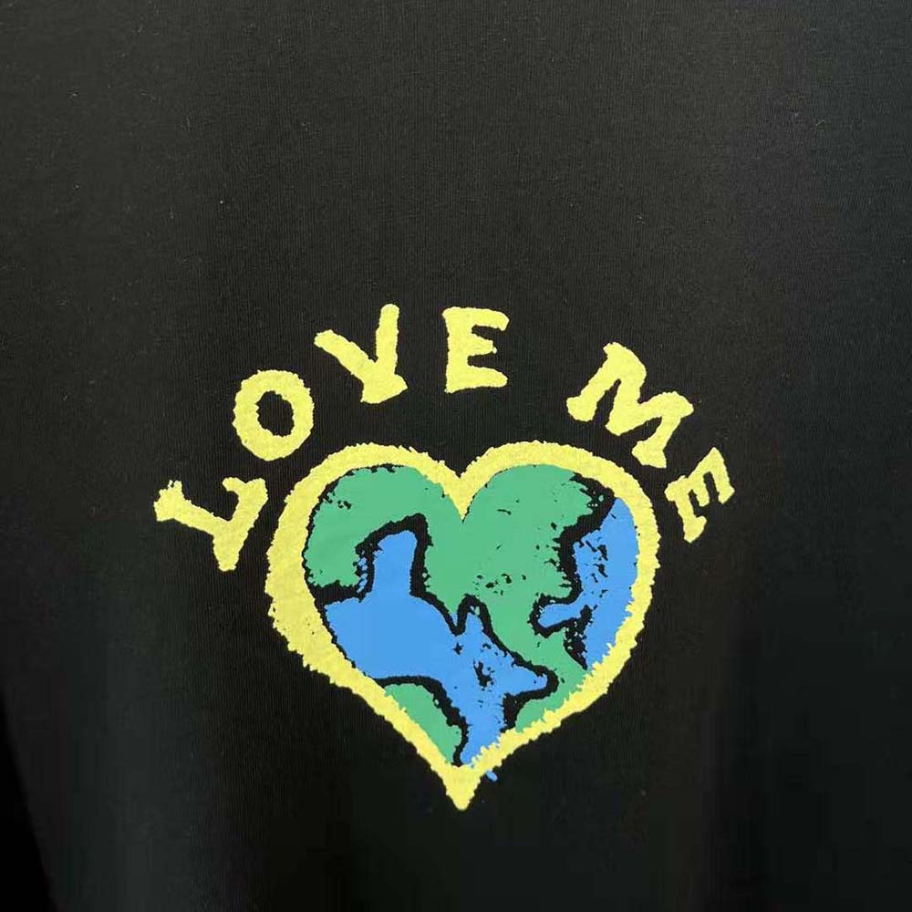 Givenchy Women Slim Fit T-shirt in GIVENCHY Love me Jersey - image 6