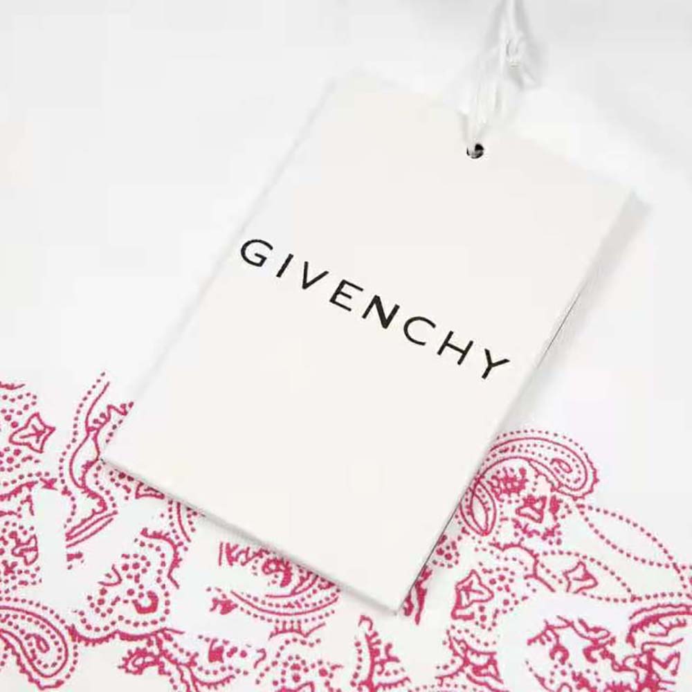 Givenchy Women T-shirt in 4G GIVENCHY Embroidered Jersey-Pink - image 9