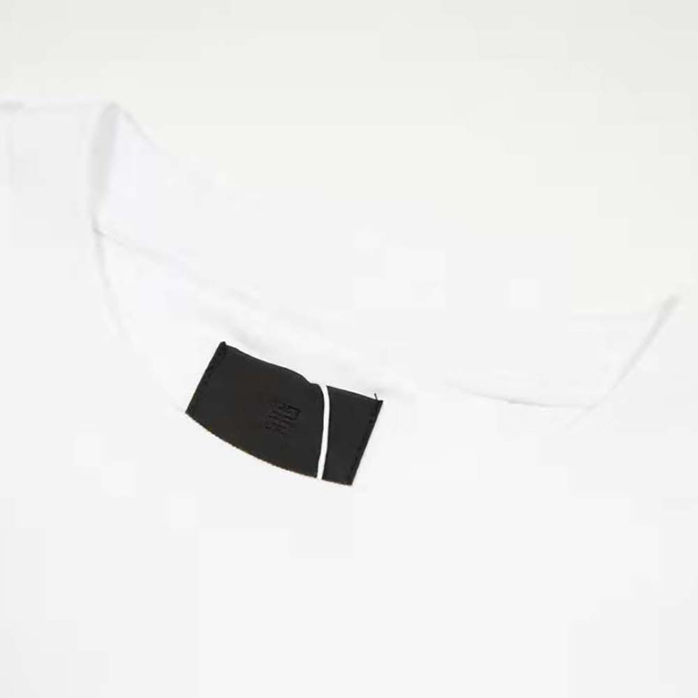 Givenchy Women T-shirt in 4G GIVENCHY Embroidered Jersey-Pink - image 7