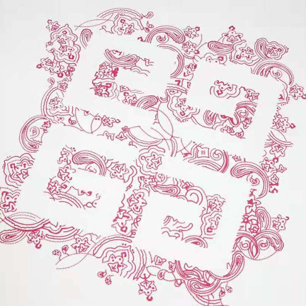 Givenchy Women T-shirt in 4G GIVENCHY Embroidered Jersey-Pink - image 6