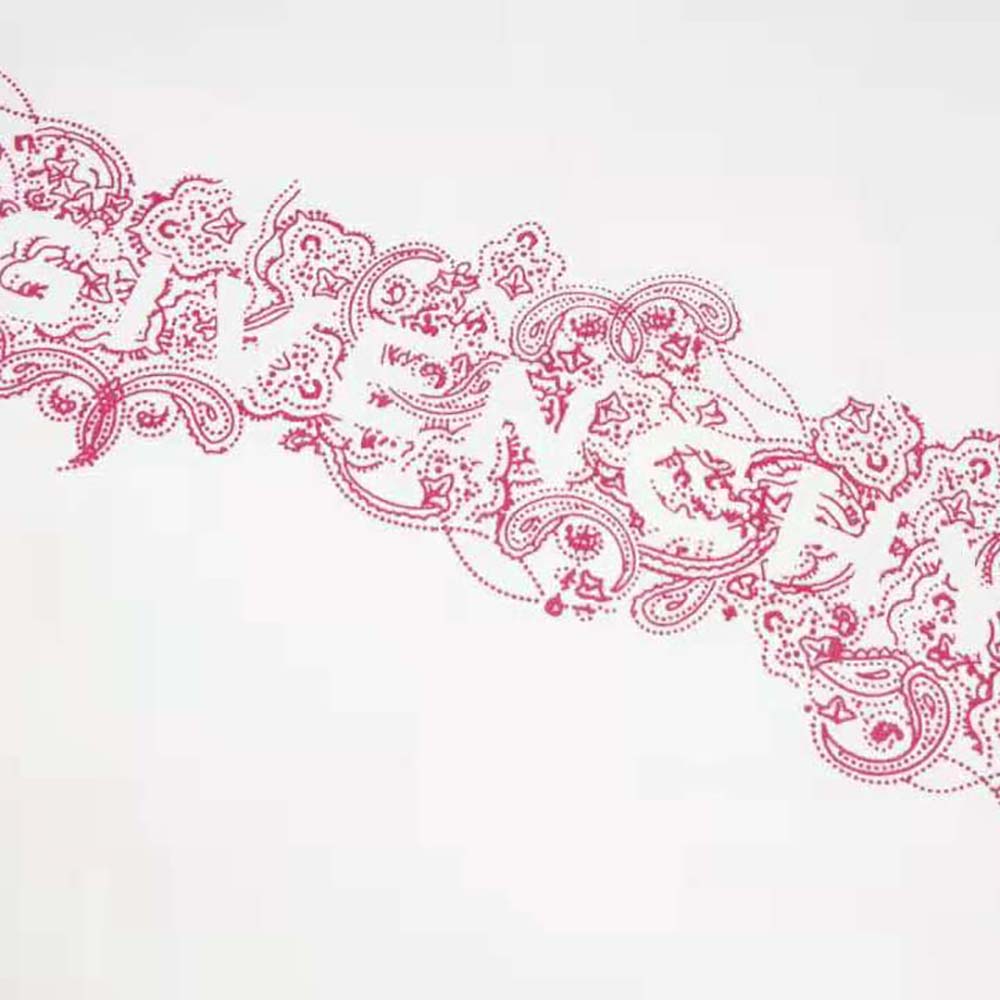 Givenchy Women T-shirt in 4G GIVENCHY Embroidered Jersey-Pink - image 5
